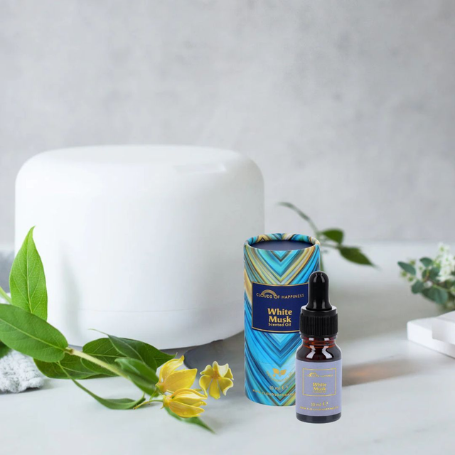 All white aroma diffuser 500ml