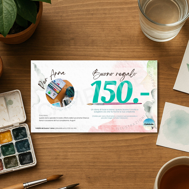 Buono Regalo 150.- Cieloisole