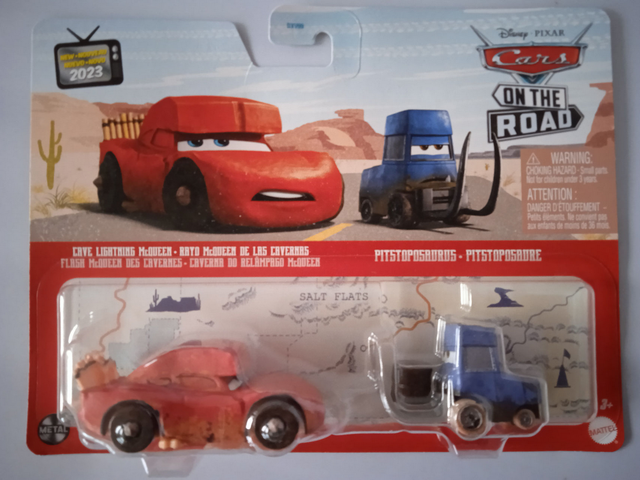 Disney+ Cars on the Road - Cave Lightning McQueen & Pitstoposaurus