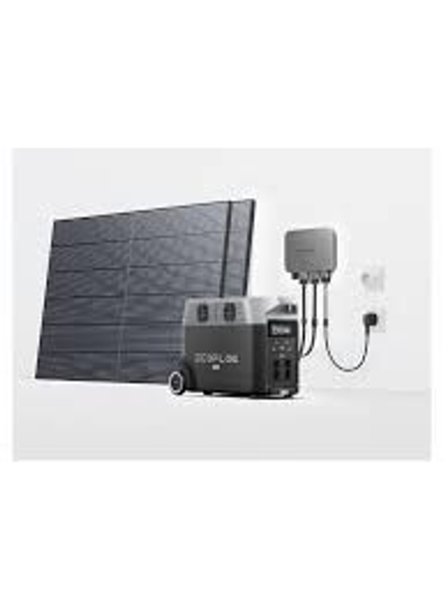 Kit balcon powerstream+Delta pro+adaptateur BKW+panneaux solaires 400w+ kit support X2 tracker solaire single axis  