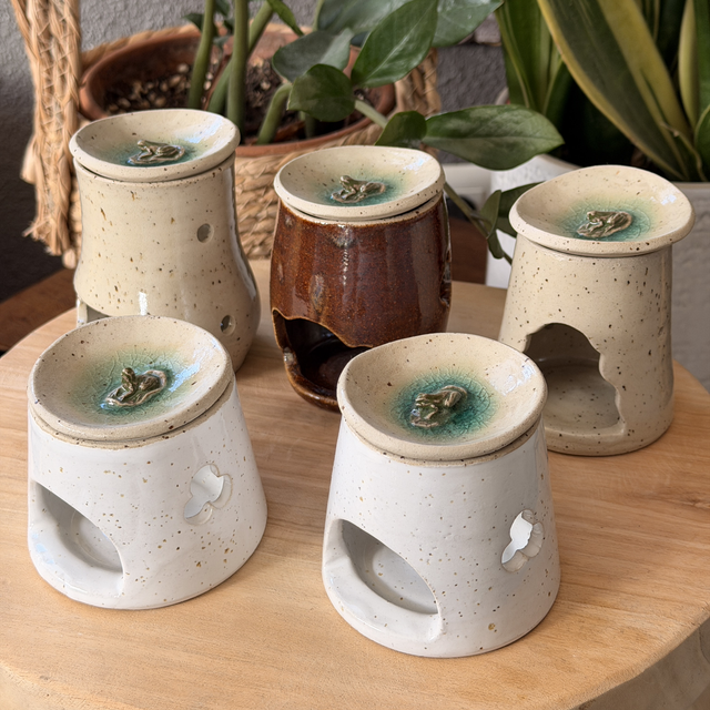 Brûle-fondant photophore « végétal »