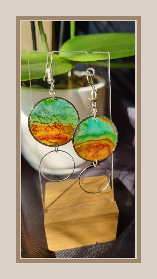 Collection fausse Agathe ronde boucles d&#039;oreilles 