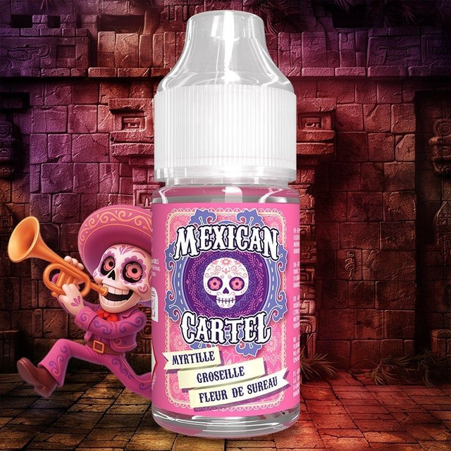 Concentré Myrtille Groseille Fleur de Sureau Mexican Cartel 30 ml