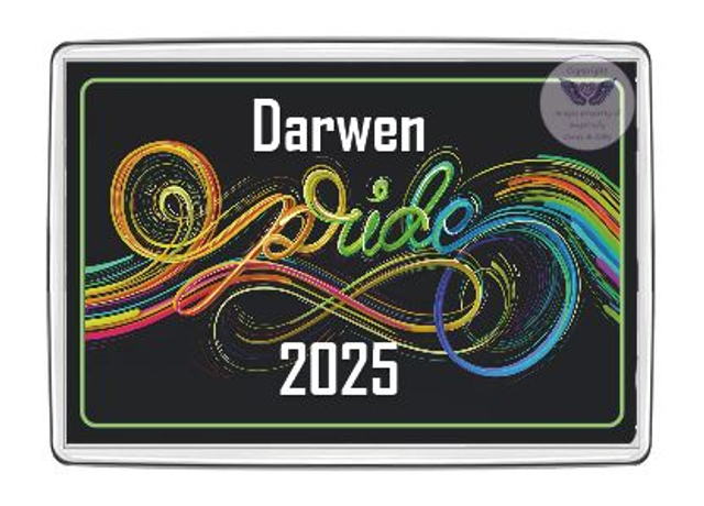 Darwen Pride Oblong Fridge Magnet-OFM11