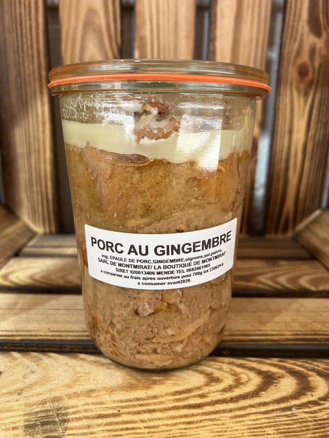 Porc au gingembre