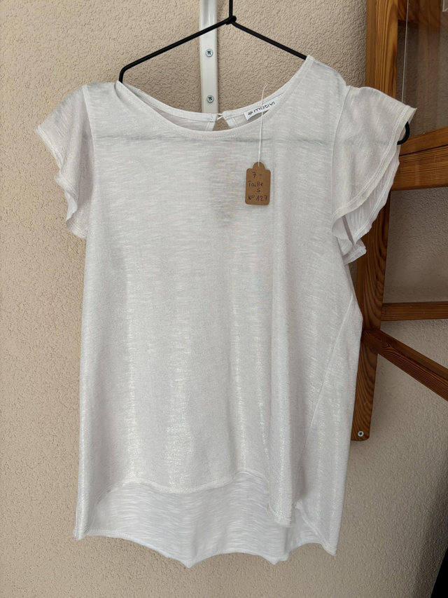 T-shirt blanc Motivi (127)