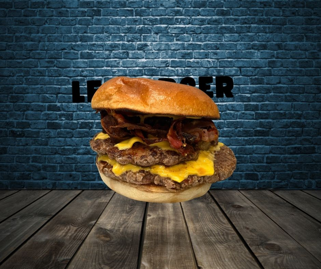 🍔 Double cheese bacon