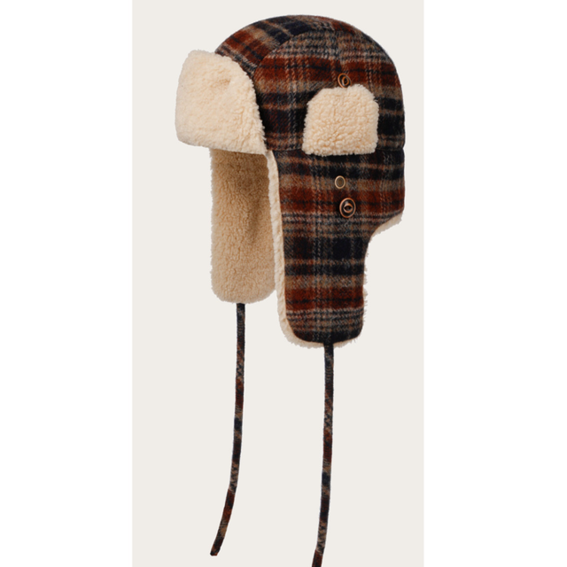 Stetson Bomber Cap Wool Check
