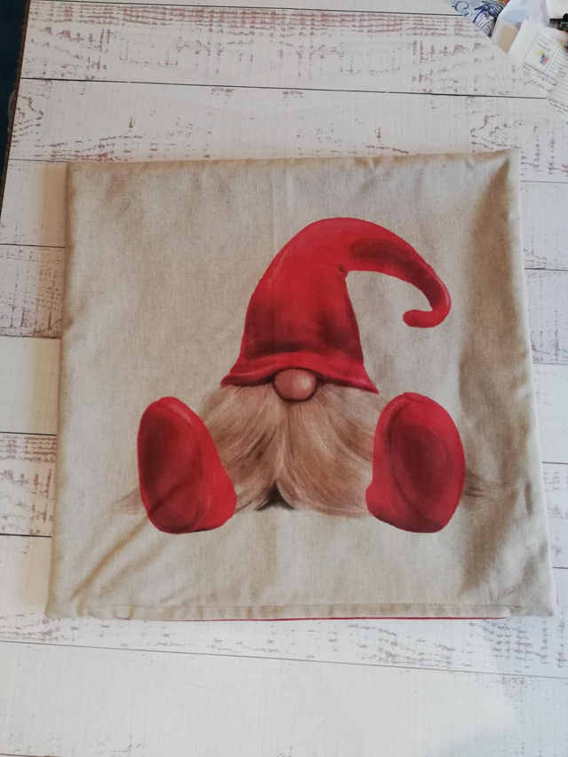 Red Gonk Cushion Cover