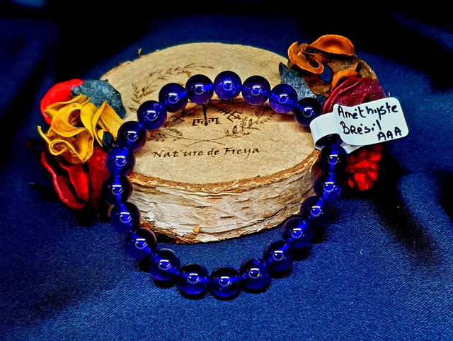 Bracelet Améthyste du brésil AAA