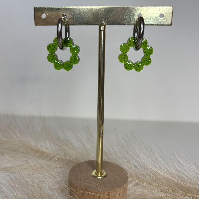 Pampilles fleur verte