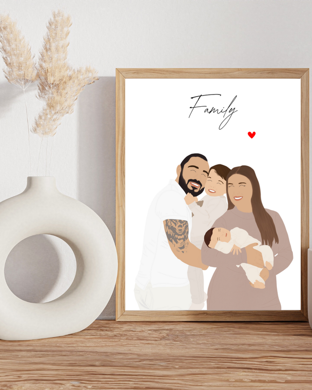 Illustration famille