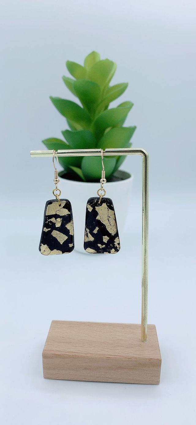 Boucles feuille d'or