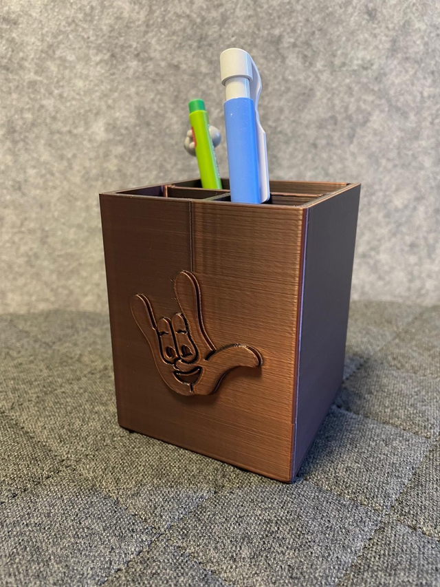 Stifthalter "ILY", groß