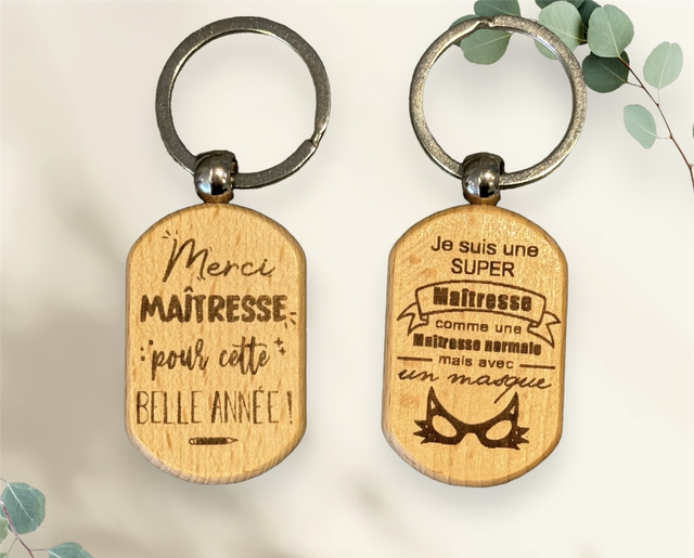 Porte clé maître et maîtresse 