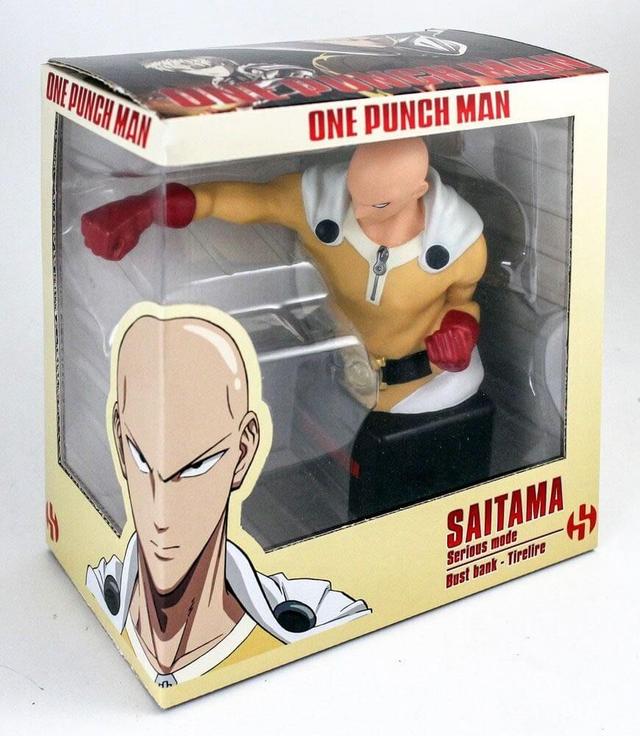 One Punch Man Coin Bank Saitama 20 cm