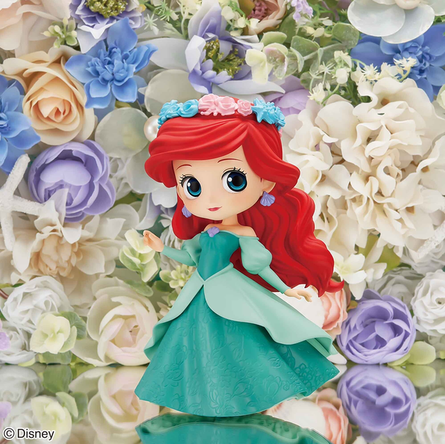 Figurine Q Posket Ariel (La Petite Sirène) Flower Style version A