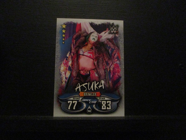Asuka - Smackdown Live Slam Attax Live Original Trading Card #150