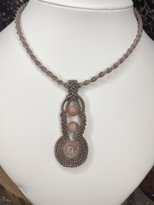 Collier Luciole et Pierre du soleil