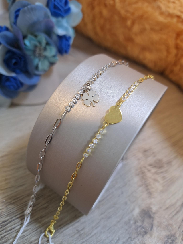 Cuore/Quadrifoglio - Argento 925