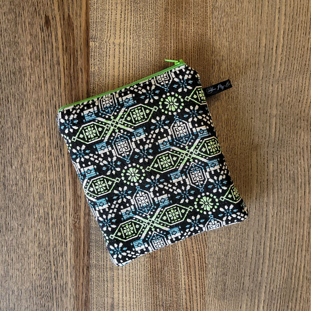 Pochette zippée pour liseuse : Ethnique format S