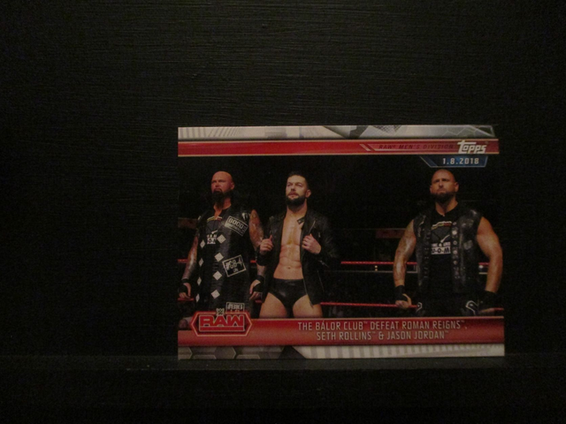 The Balor Club Defeat Roman Reigns Seth Rollins &amp; Jason Jordan - Champions Original Trading Card #20