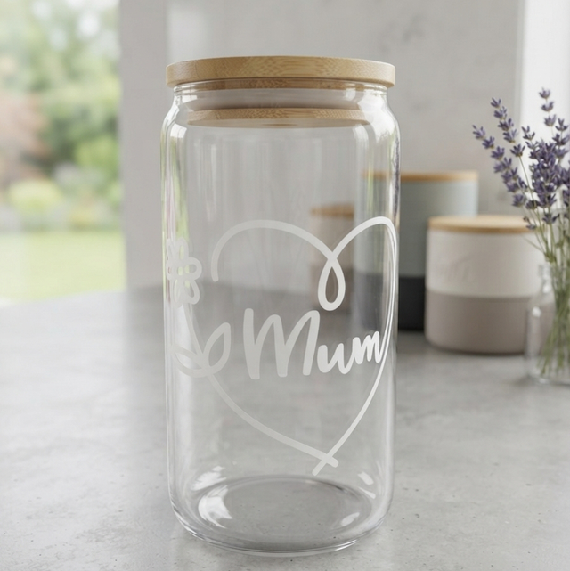 16oz Glass Cup