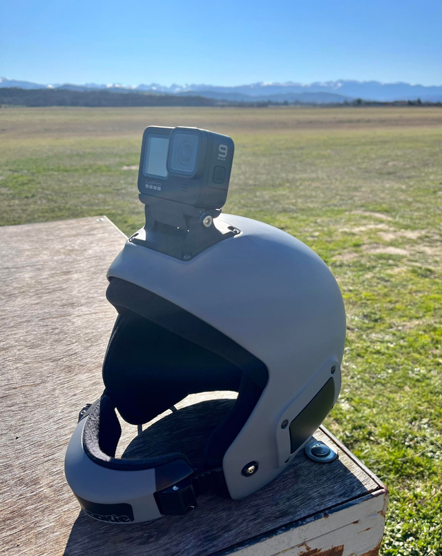 Support GoPro 8 / 9 &amp; 10 pour casque FUEL - Parachutisme