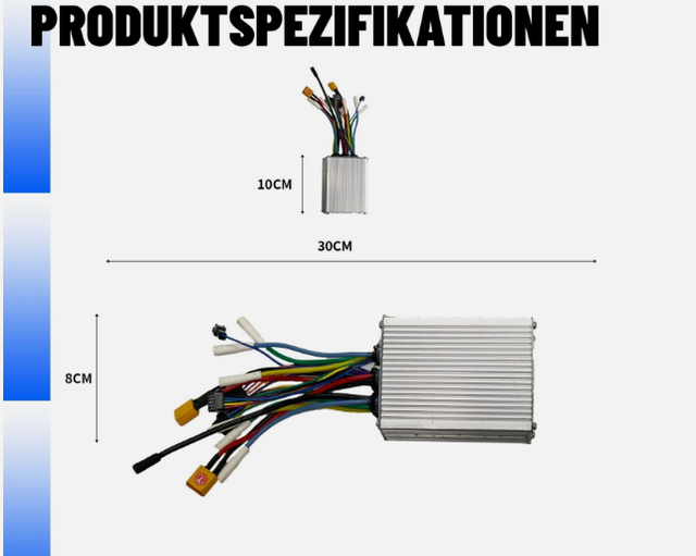 Contrôleur 800w 52v pour Moteur Brushless Skateboard velo trotinette Électrique