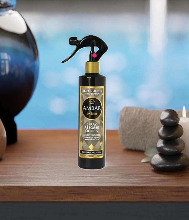 Spray d'ambiance multi-usage Ambar " Lin blanc "