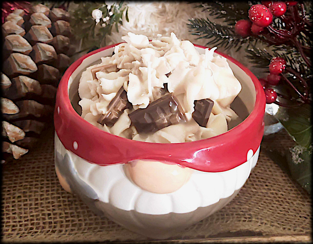 Centre de table Délit chocolaté - Bougie gourmande 650g