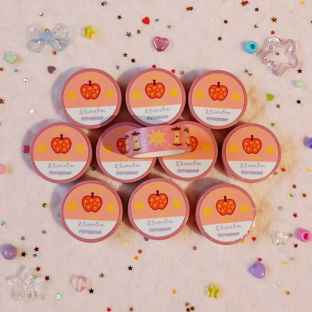 Apple cycle washitape