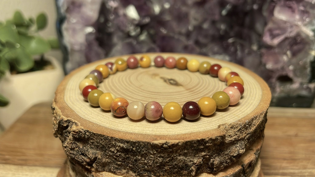 Bracelet JASPE MOOKAITE 6mm