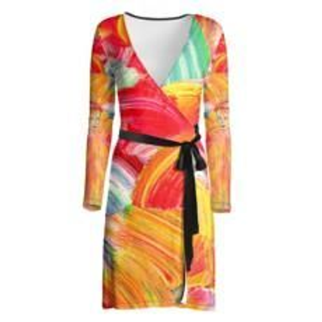 Robe "Zen" portefeuille en jersey du 2XS au 2XL