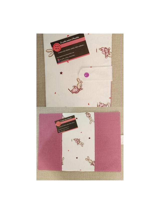 Protège carnet de santé lapin