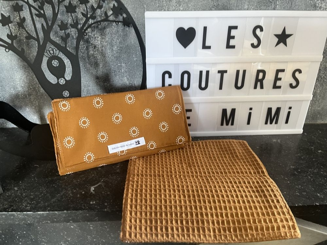 Essuie-tout lavable lot de 5 sans pressions