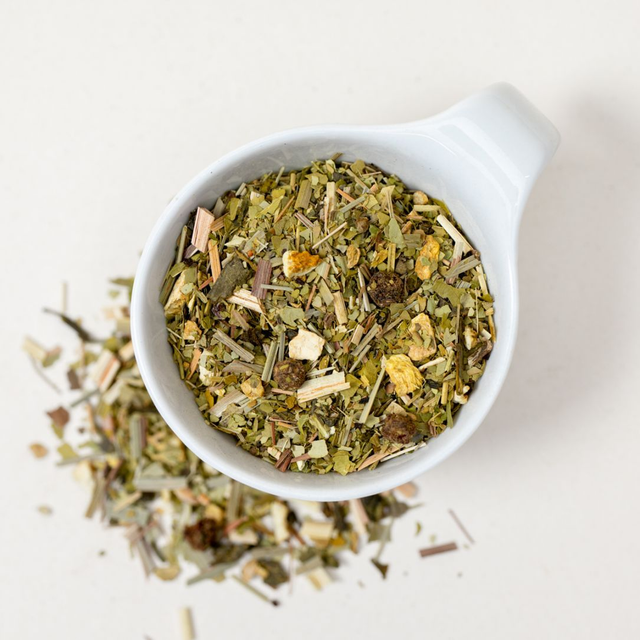 Thé "Boostea" - Maté & thé vert, Citronnelle, Gingembre, Myrtille, Citron