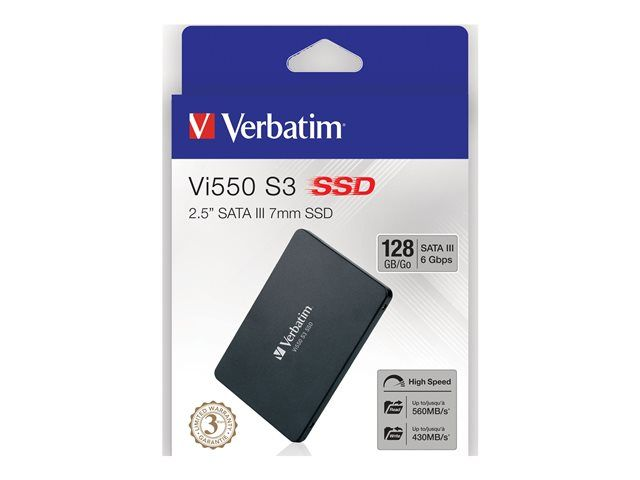  Verbatim Vi550 - SSD - 128 GB - interno - 2.5&quot; - SATA 6Gb/s