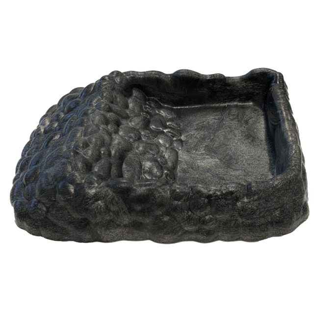 Repto Deco Tortoise Dish Gris XL – 34x25x6 cm
