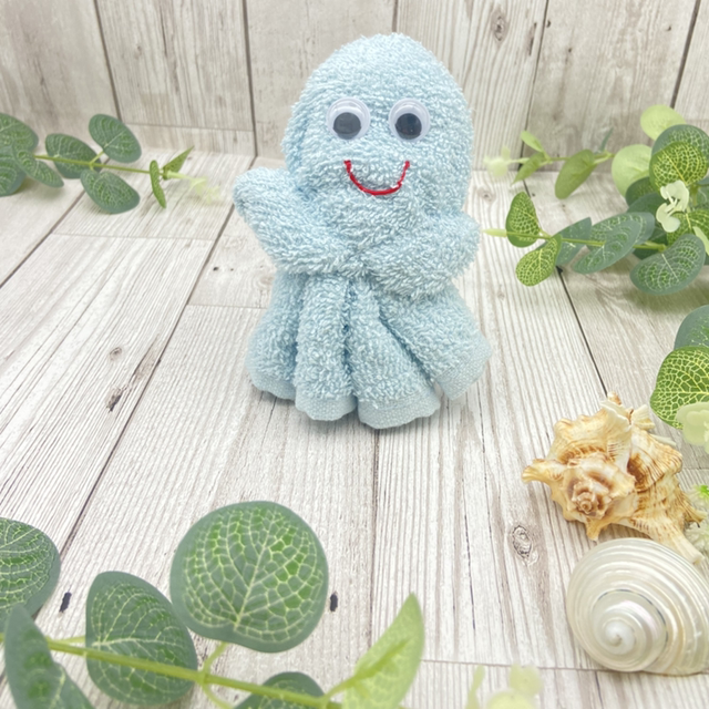 Jellyfish & Octopus Flanimals⢠reusable washcloth