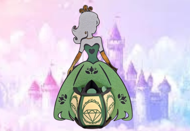 Lanterne Princesse verte