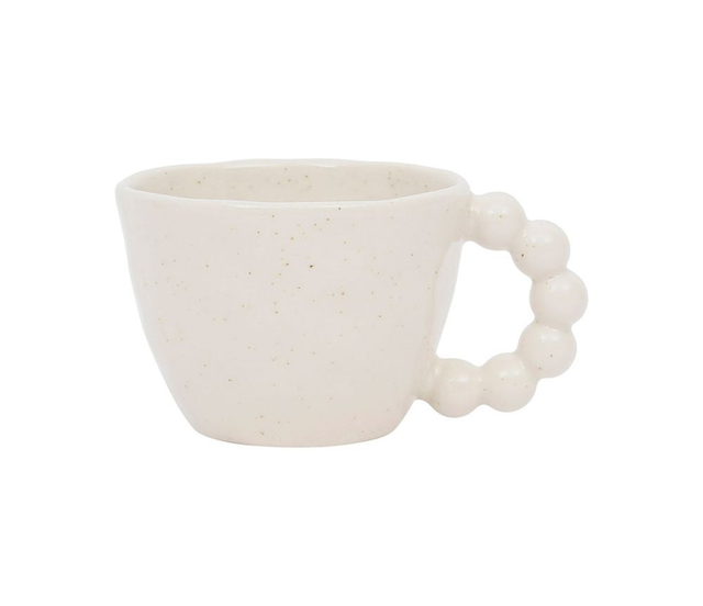 TASSE A THE ORGANIC BLANC MOUCHETE 25CL 