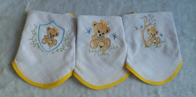 fralda de boca urso rei