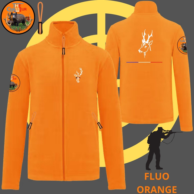 Polaire femme Brodé Team the Chasseur + BROCARD