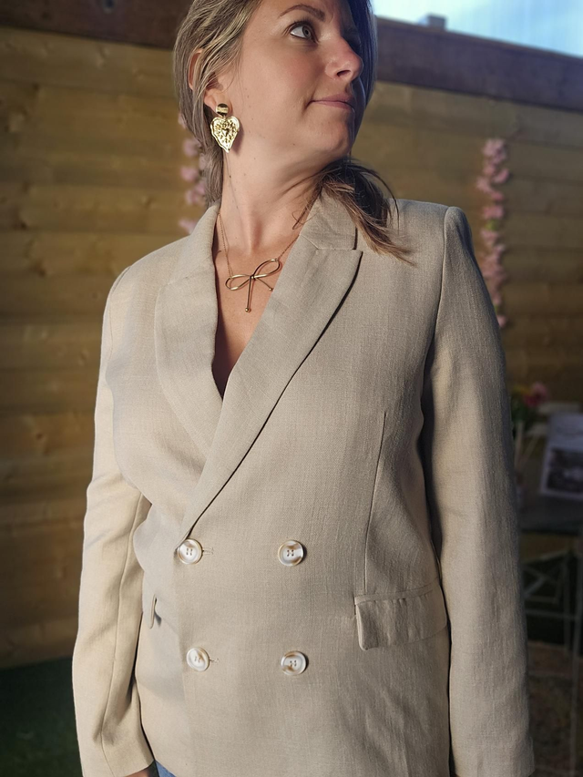 Veste Blazer beige taupe 