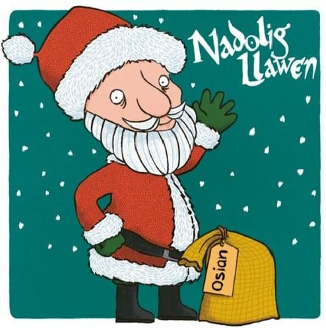 Personalised Nadolig Llawen Greetings Card