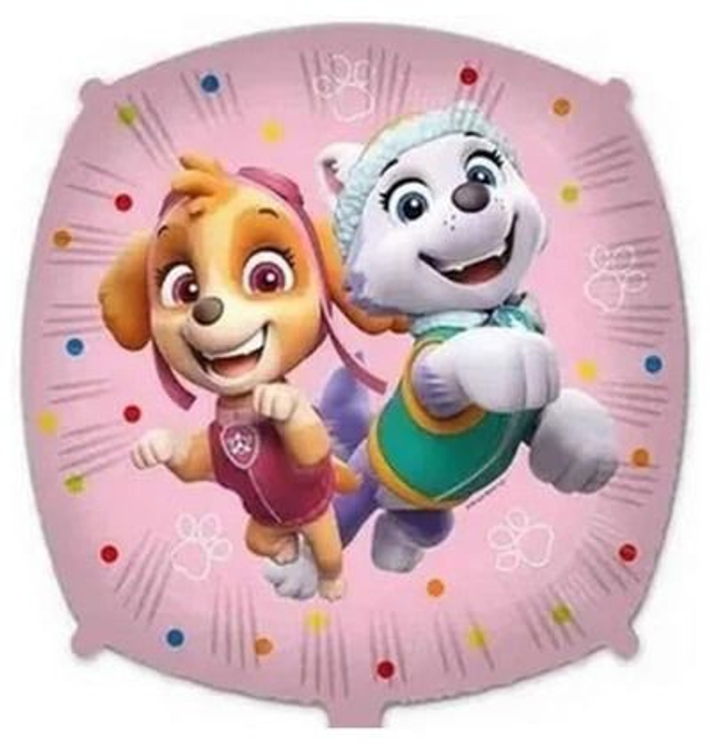 18" SQUARE PAW PATROL SKYE &amp; EVEREST FOIL