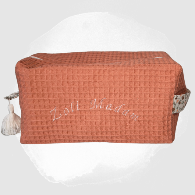 Trousse de toilette "Zoli" Saumon