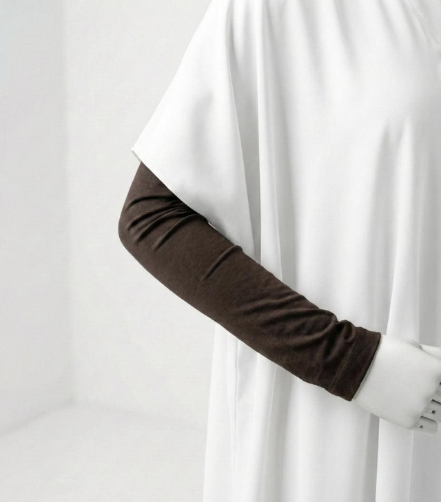 Armstulpen Schokobraun 