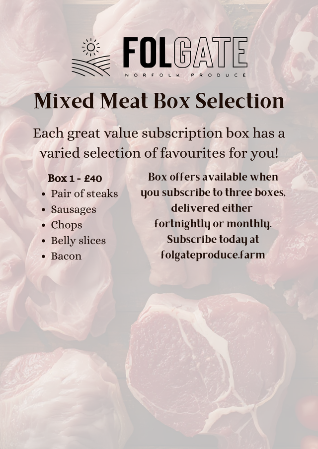 Subscription Meat Box Offer 1 (no joint)
